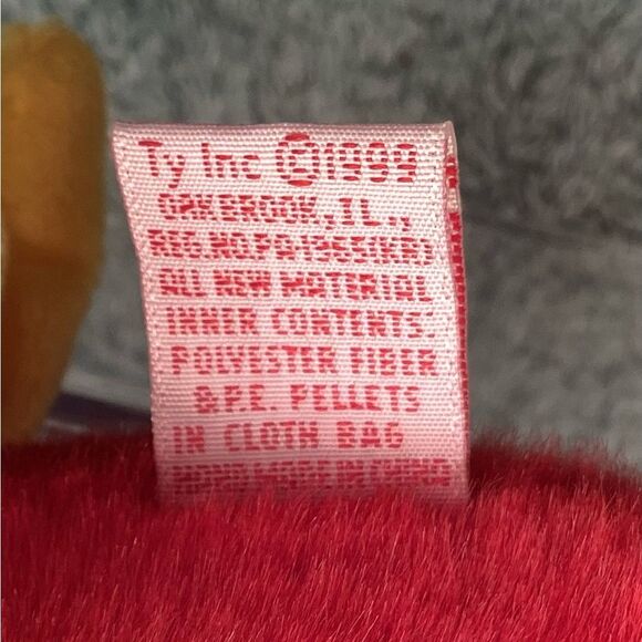 Ty Beanie Baby Buddy Jabber 1999 Plush Parrot Bird with Tags Great Condition - Picture 11 of 12